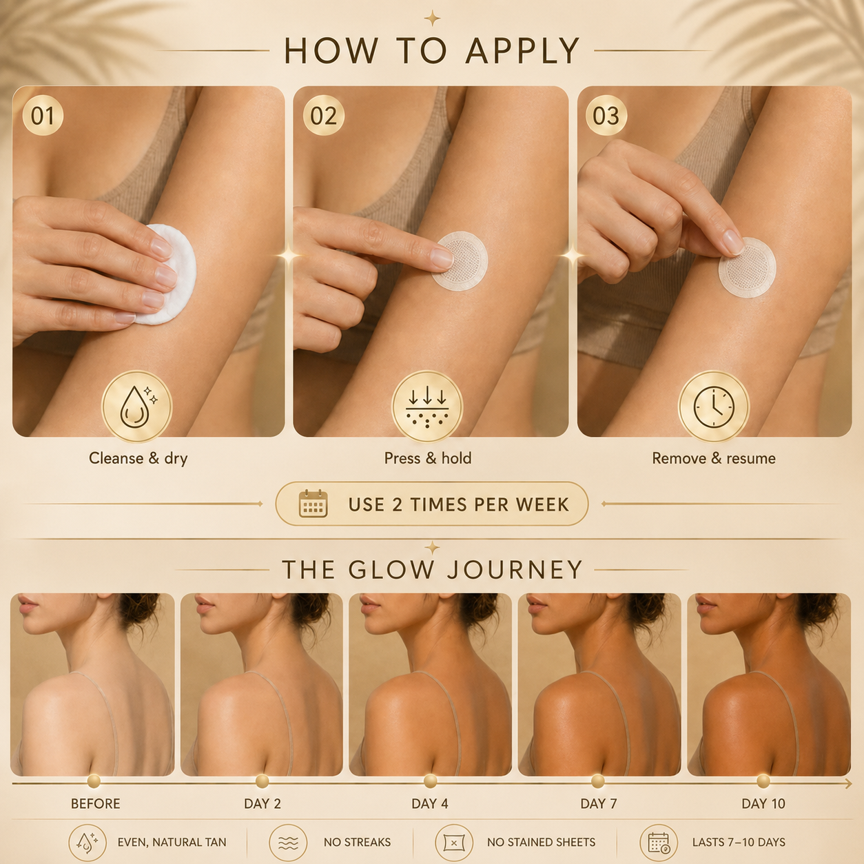 𝐎𝐟𝐟𝐢𝐜𝐢𝐚𝐥 𝐁𝐫𝐚𝐧𝐝 𝐒𝐭𝐨𝐫𝐞 |☀️Turonu® Sunless Transdermal Tanning Patch⭐ — Awaken Your Natural Bronze