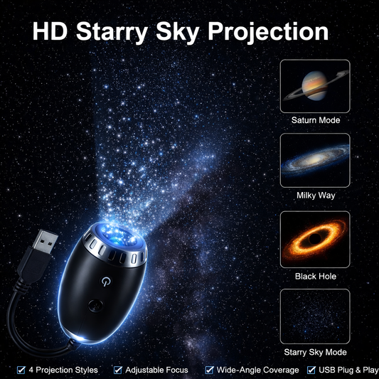 ✨✨REBYIPO® 2026 Upgraded Model Portable and Adjustable 2-in-1 Night Light + Star Projector🔥🔥