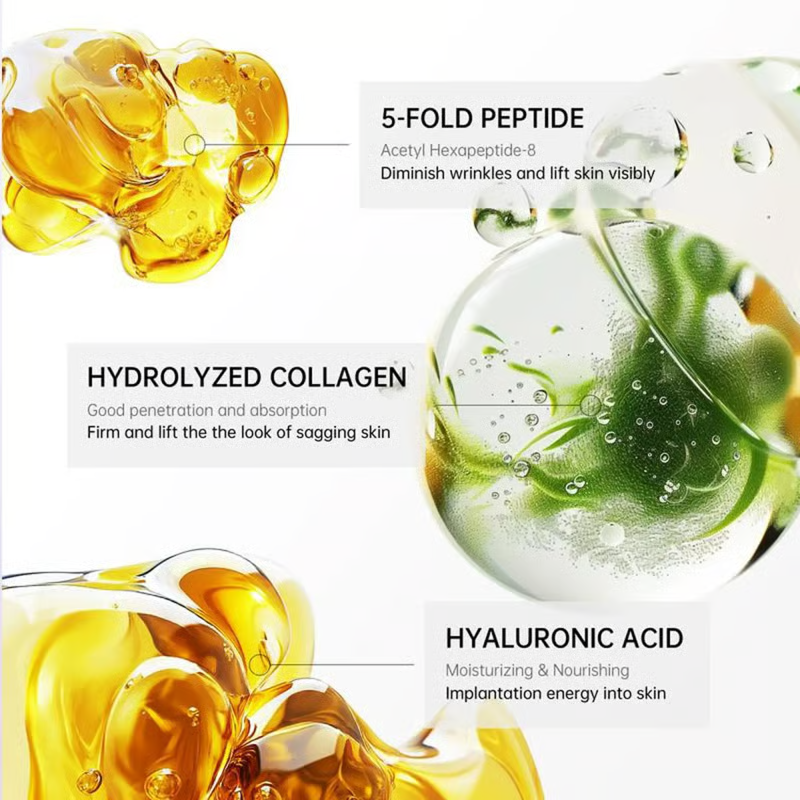 Roller Massage Neck Cream 🧴 Collagen & Hyaluronic Acid | Firms Neck, Reduces Wrinkles & Double Chin-8POP