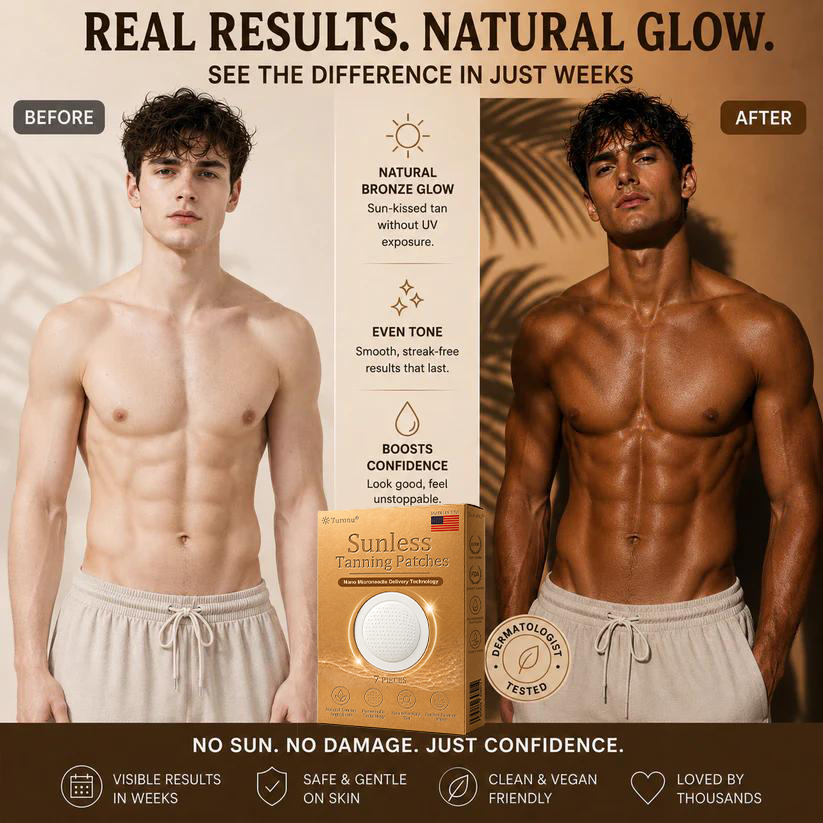 𝐎𝐟𝐟𝐢𝐜𝐢𝐚𝐥 𝐁𝐫𝐚𝐧𝐝 𝐒𝐭𝐨𝐫𝐞 |☀️Turonu® Sunless Transdermal Tanning Patch⭐ — Awaken Your Natural Bronze