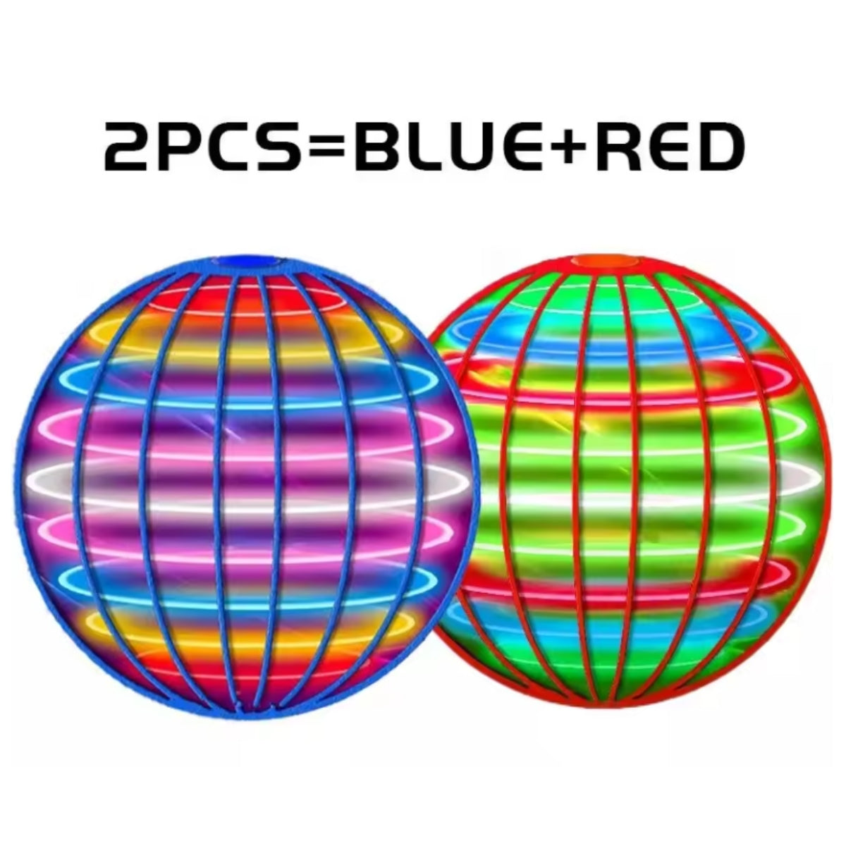 🌐  Flying Boomerang 𝐔𝐅𝐎 Spinner – Hand-Controlled 360° LED Hover Ball